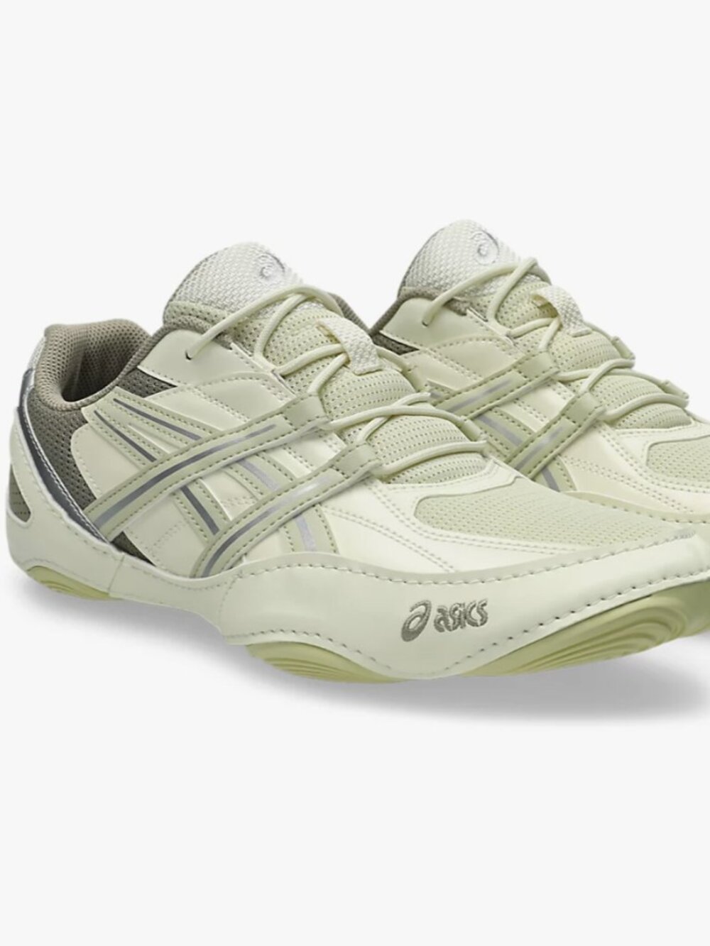 ASICS Cream & Beige Running Sneakers